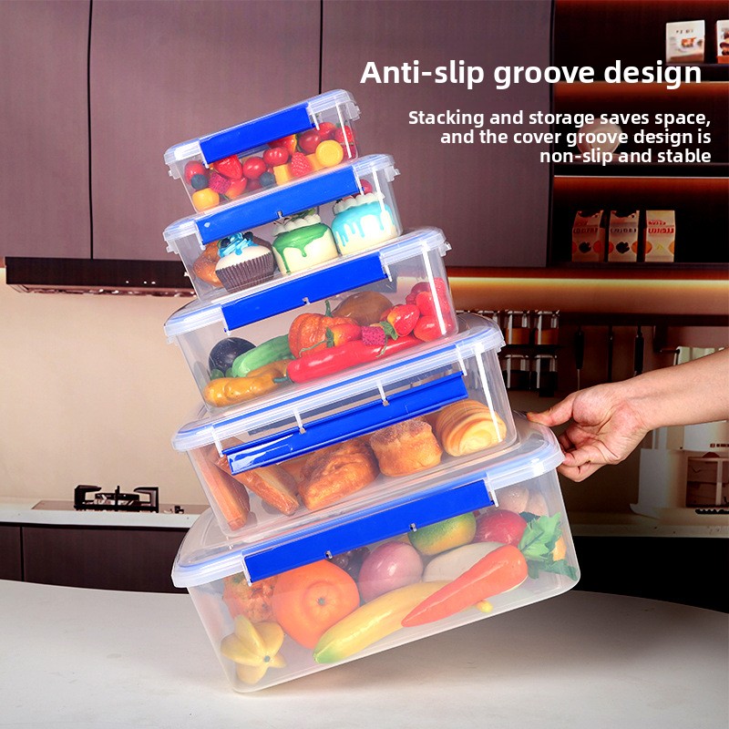 Food Storage For Refrigerator - Somenie Large Capacity Food Sealed Box