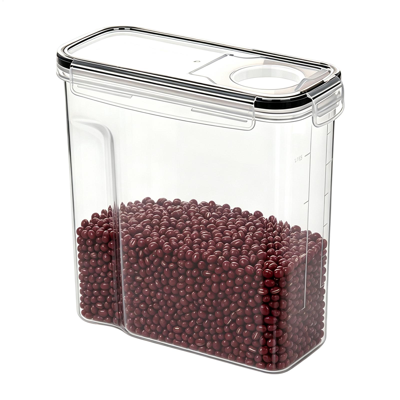 Food Storage Plastic Container - Sealed Grain Dispenser Food Storage Container