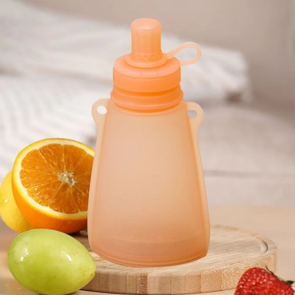 Food Storage Silicone Bags - BPA Free Food Pouch Refillable Design