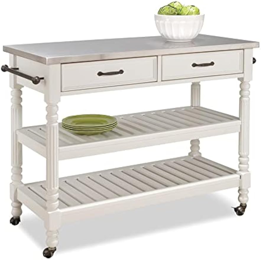 Food Storage Kitchen Cabinet - Mobile Kitchen Island Cart On Wheels,
