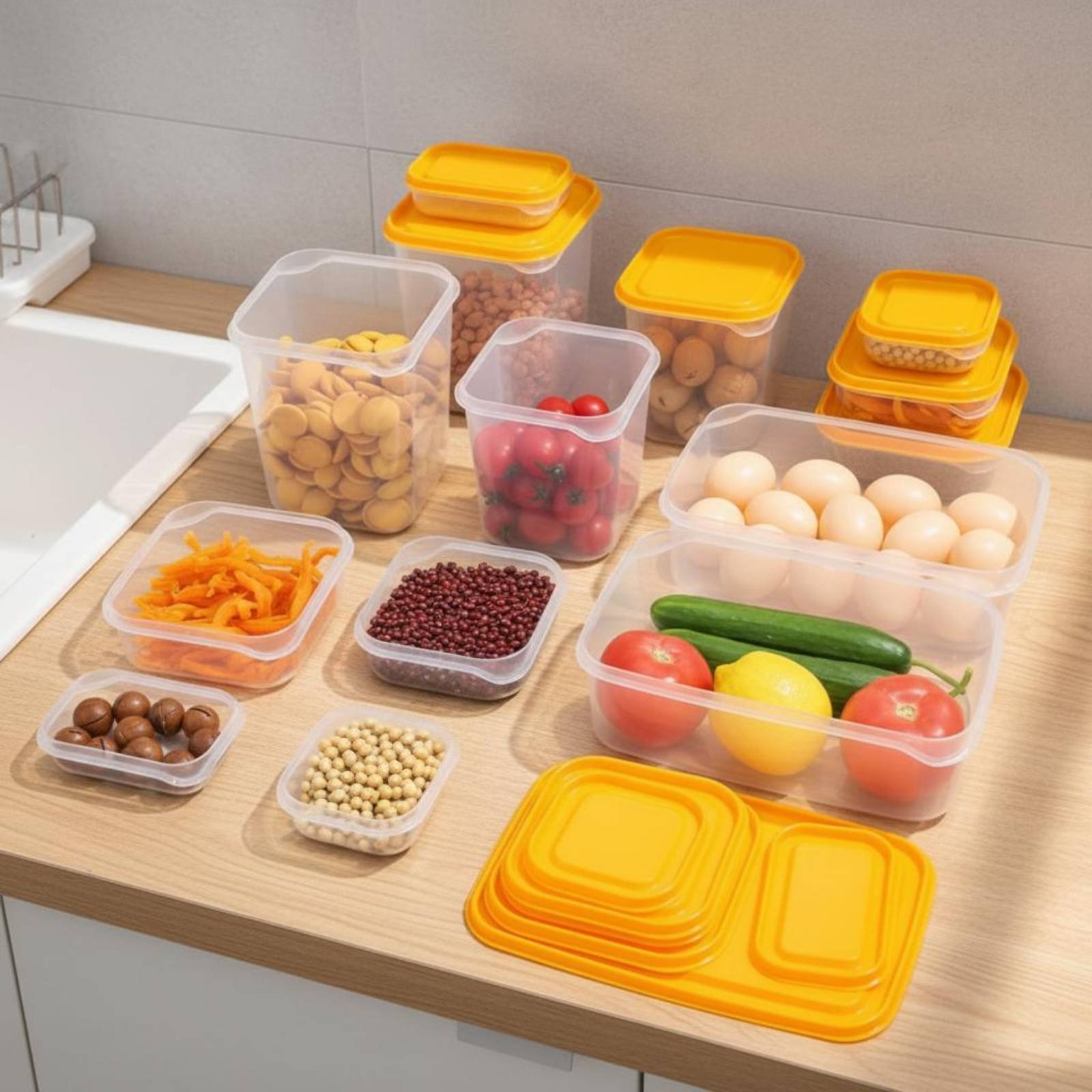 17 Pieces Fridge Storage Box S - Food Storage For Refrigerator recension och pris