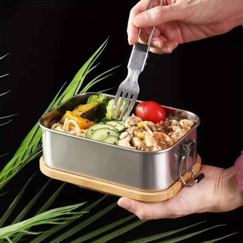 Durable 304 Stainless Steel Lu - Food Storage Box Stainless Steel recension och pris