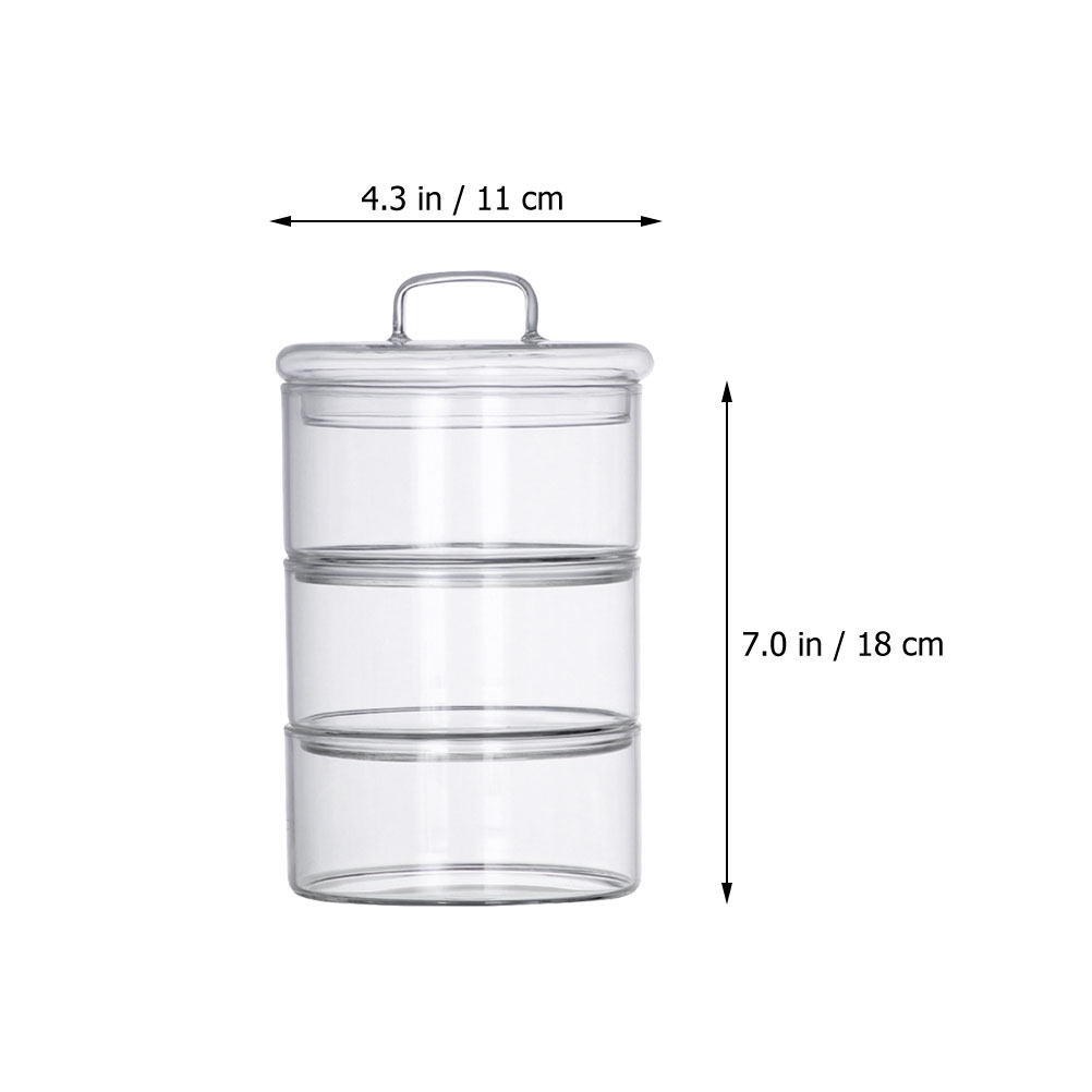 1Set Clear Glass Storage Bowl  - Food Storage For Refrigerator recension och pris