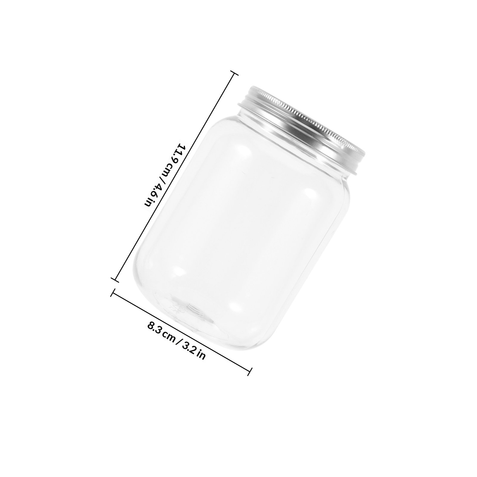 Airtight Food Storage Jars wit - Food Storage Plastic Container recension och pris