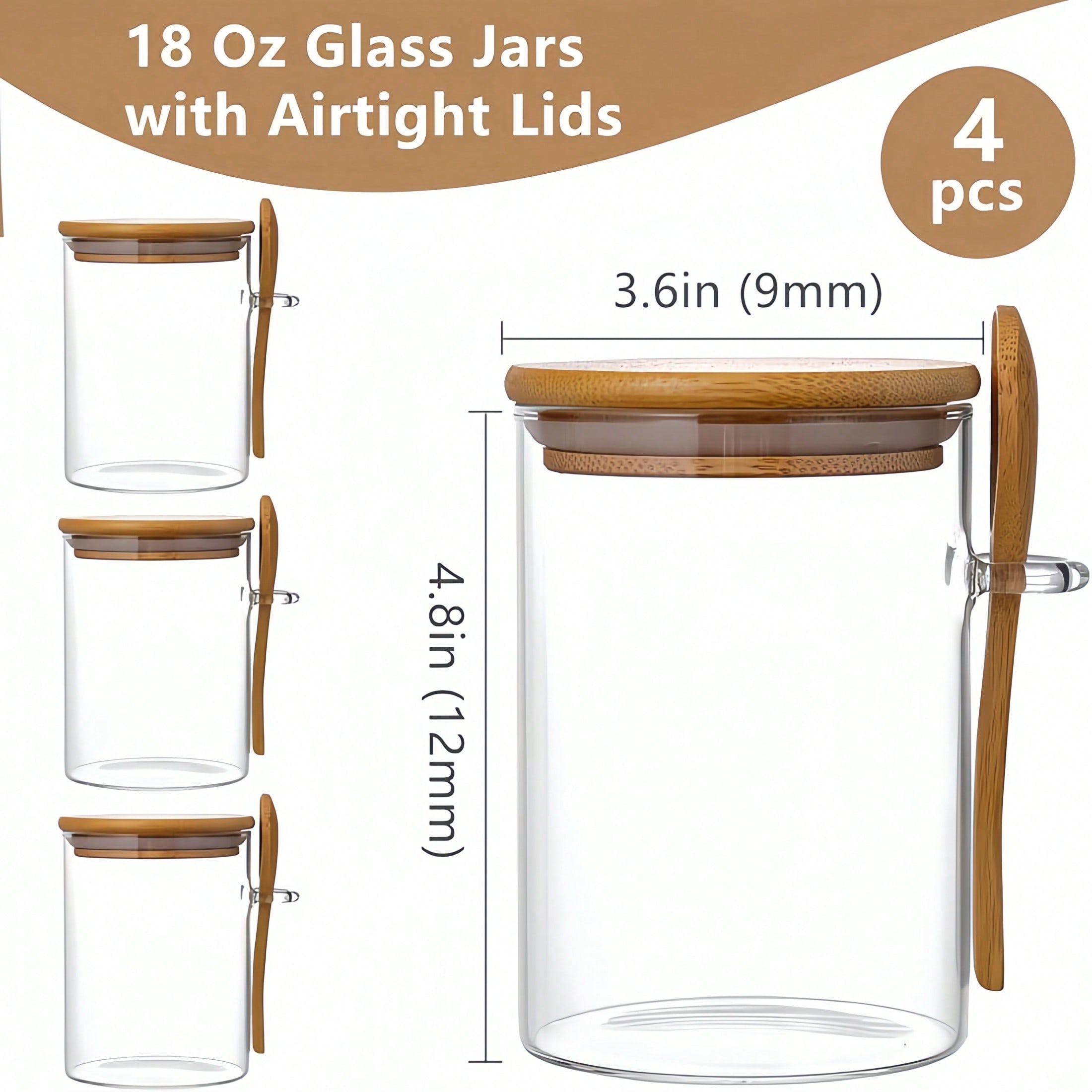 4-Piece Storage Set (Including - Food Storage Glass Jar recension och pris