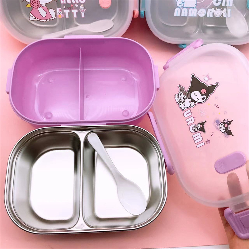 Sanrio's new Hello Kitty cute  - Food Storage Box Stainless Steel recension och pris