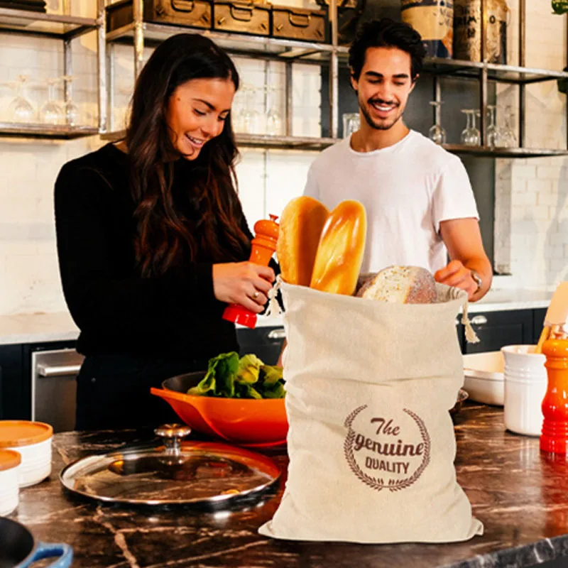 Linen Bread Bag Reusable Bags  - Food Storage Reusable Bags recension och pris