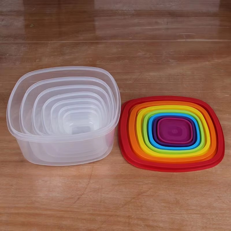 Rainbow 7pcs Food Container Pl - Food Storage Plastic Container recension och pris