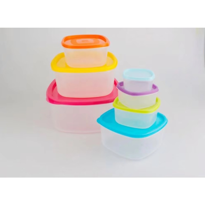 Rainbow 7pcs Food Container Pl - Food Storage Plastic Container recension och pris