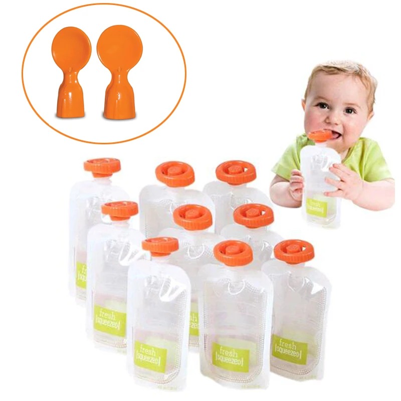 50Pcs Baby Food Storage Bag Ma - Food Storage Silicone Bags recension och pris