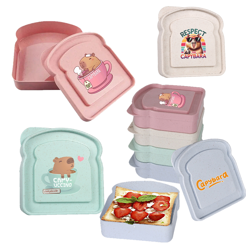 Capybara Sandwich Food Storage - Food Storage Plastic Container recension och pris
