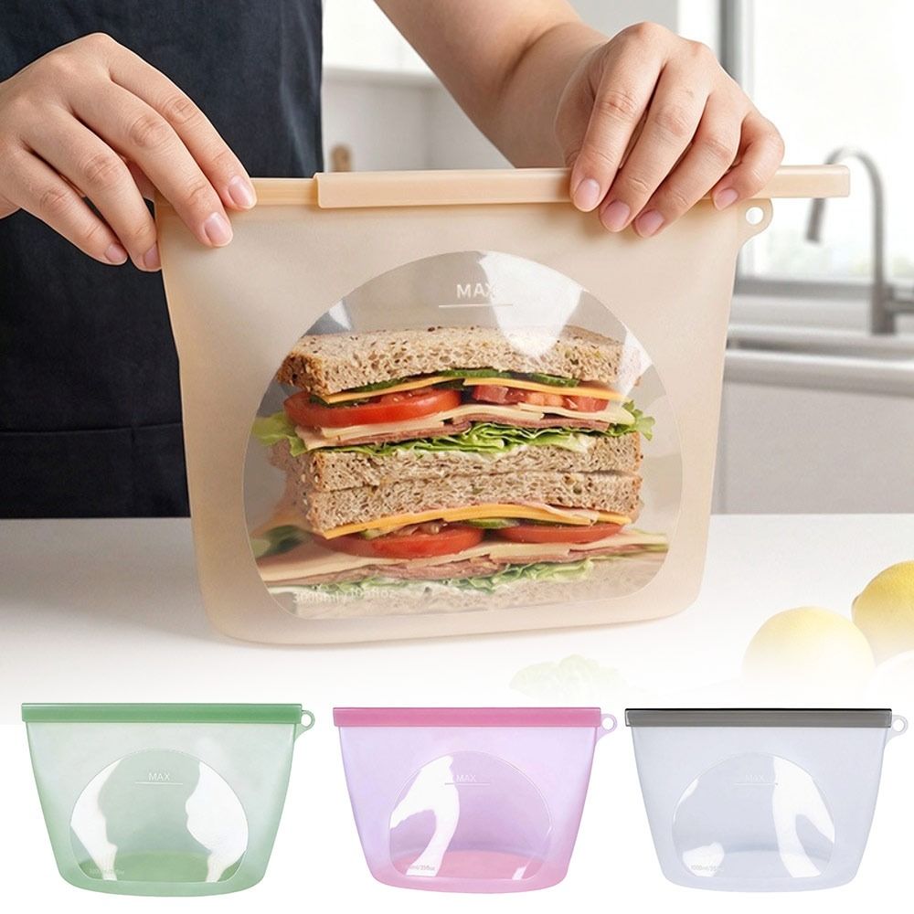 Silicone Food Preservation Bag - Food Storage Silicone Bags recension och pris