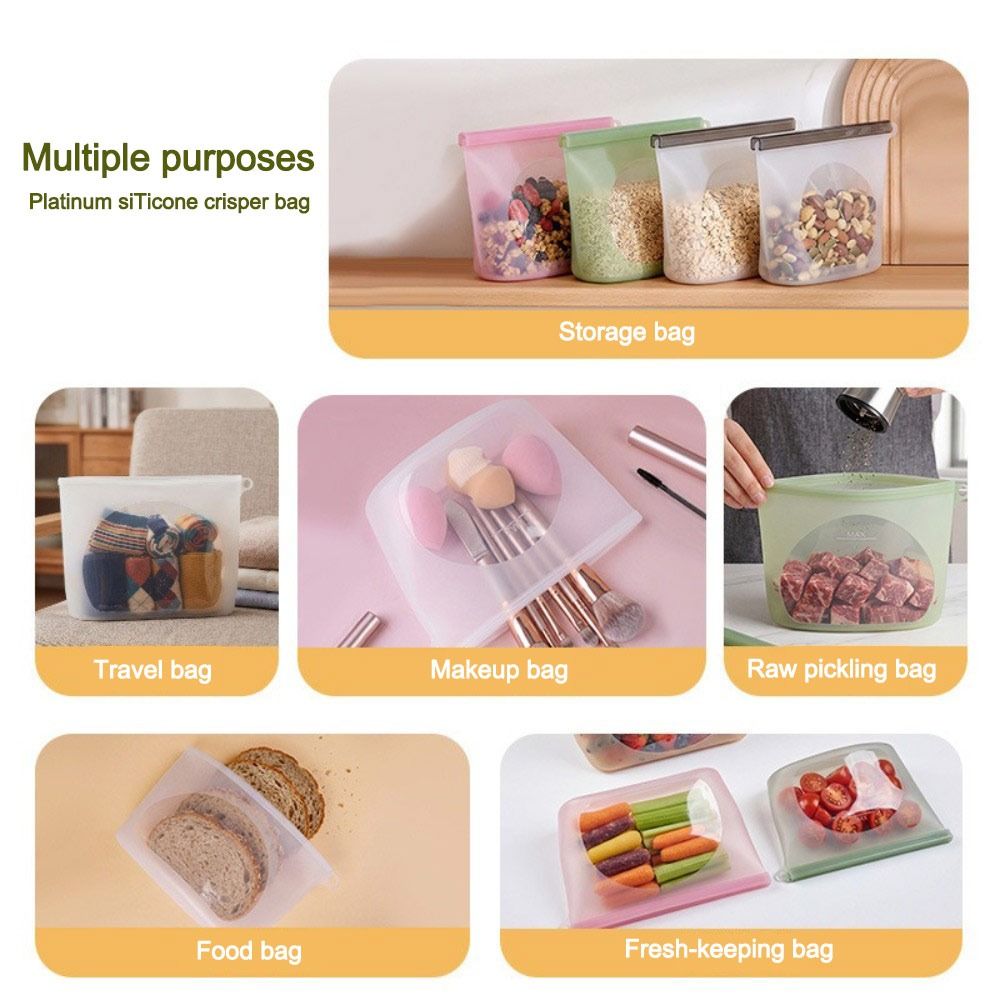 Silicone Food Preservation Bag - Food Storage Silicone Bags recension och pris