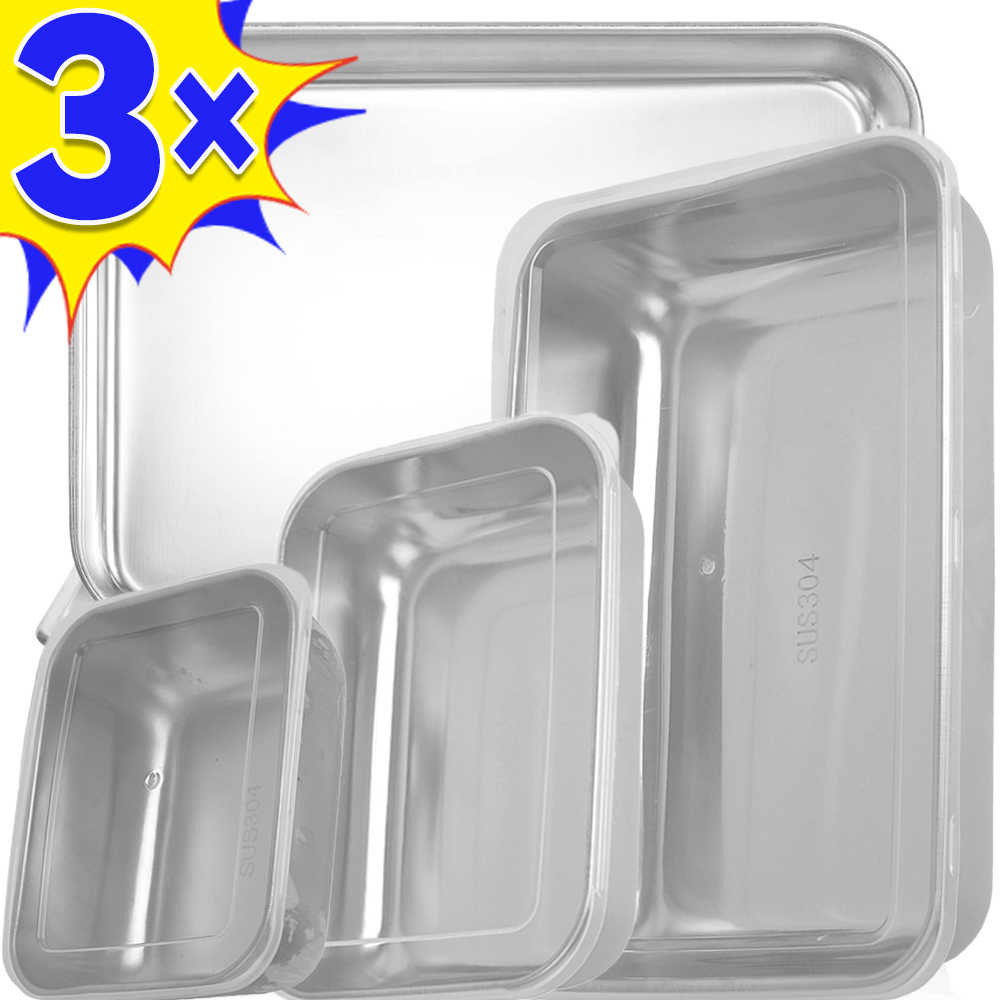 Stainless Steel Food Storage B - Food Storage Box Stainless Steel recension och pris