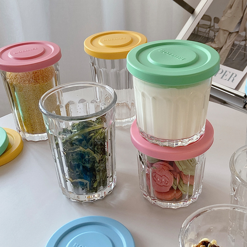 Color Cover Glass Sealed Tank  - Food Storage Glass Box recension och pris
