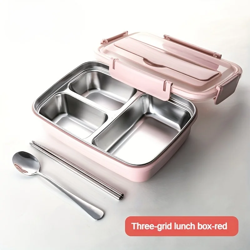 Easy-Clean Bento Container For - Food Storage Box Stainless Steel recension och pris