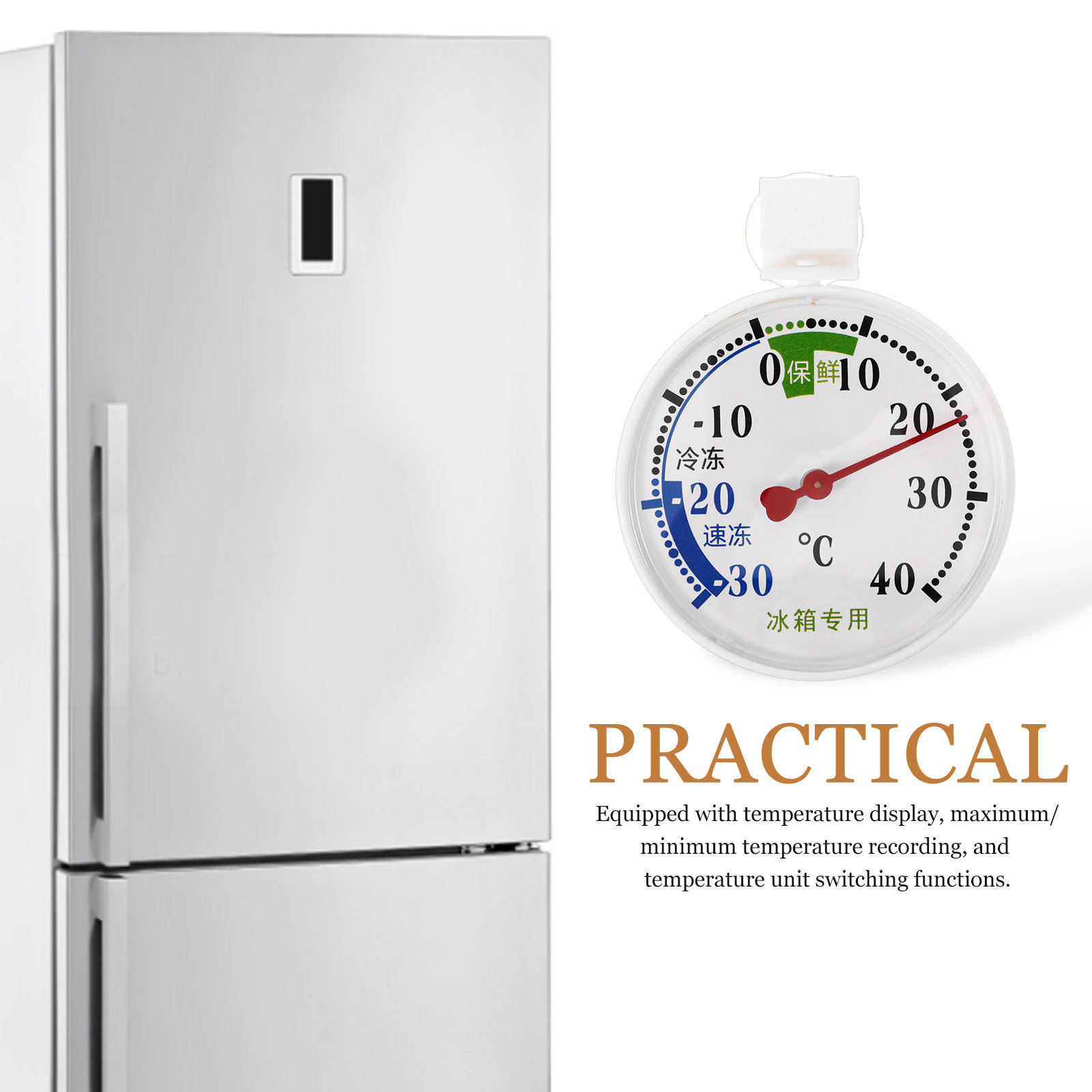 Thermometer for Refrigerator F - Food Storage For Refrigerator recension och pris