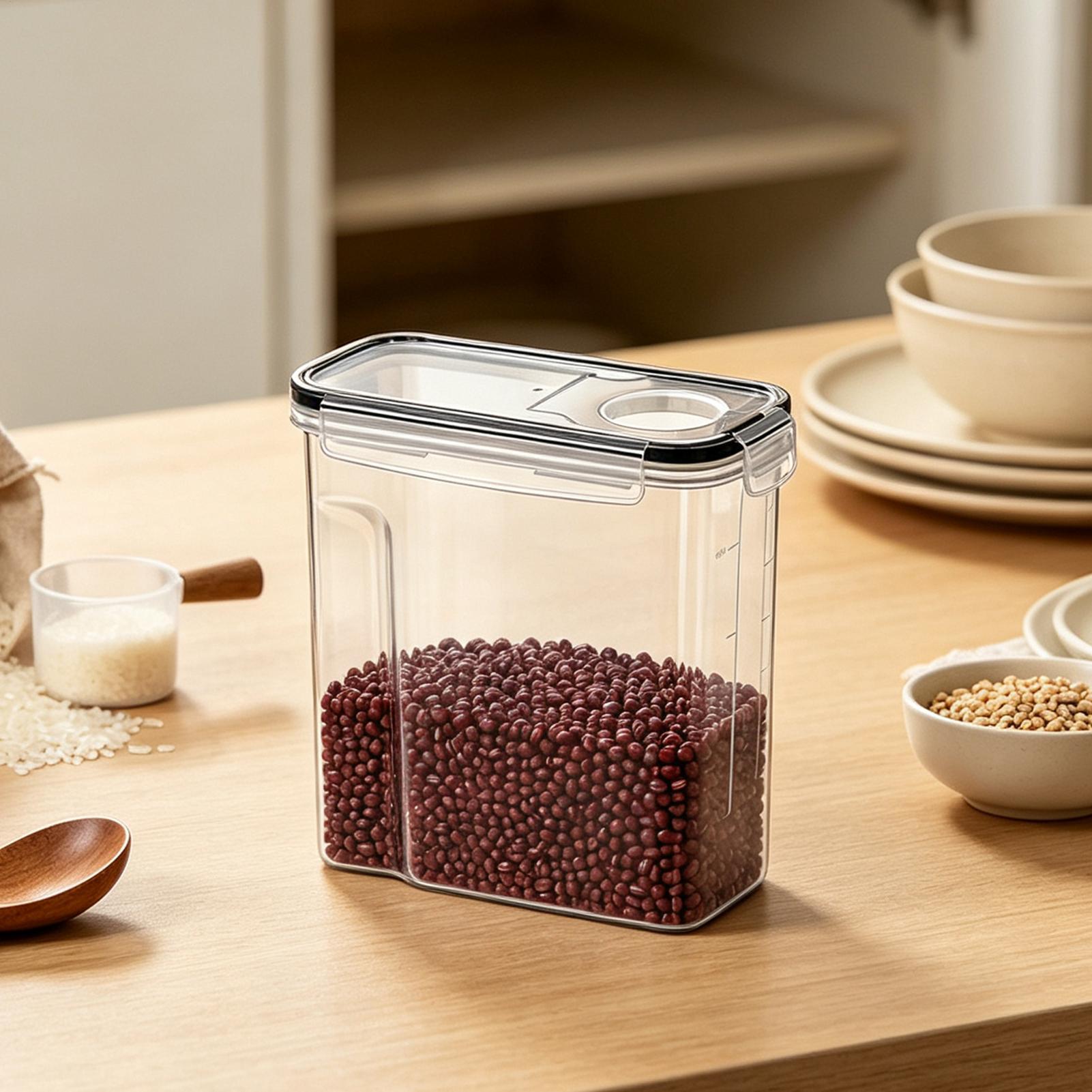 Sealed Grain Dispenser Food St - Food Storage Plastic Container recension och pris