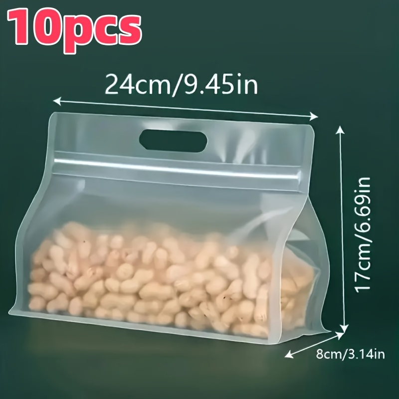 10pcs Reusable Self-Sealing Fo - Food Storage Reusable Bags recension och pris