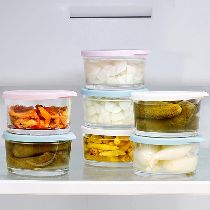 ●Microwave Safe Round Food Sto - Food Storage Glass Jar recension och pris