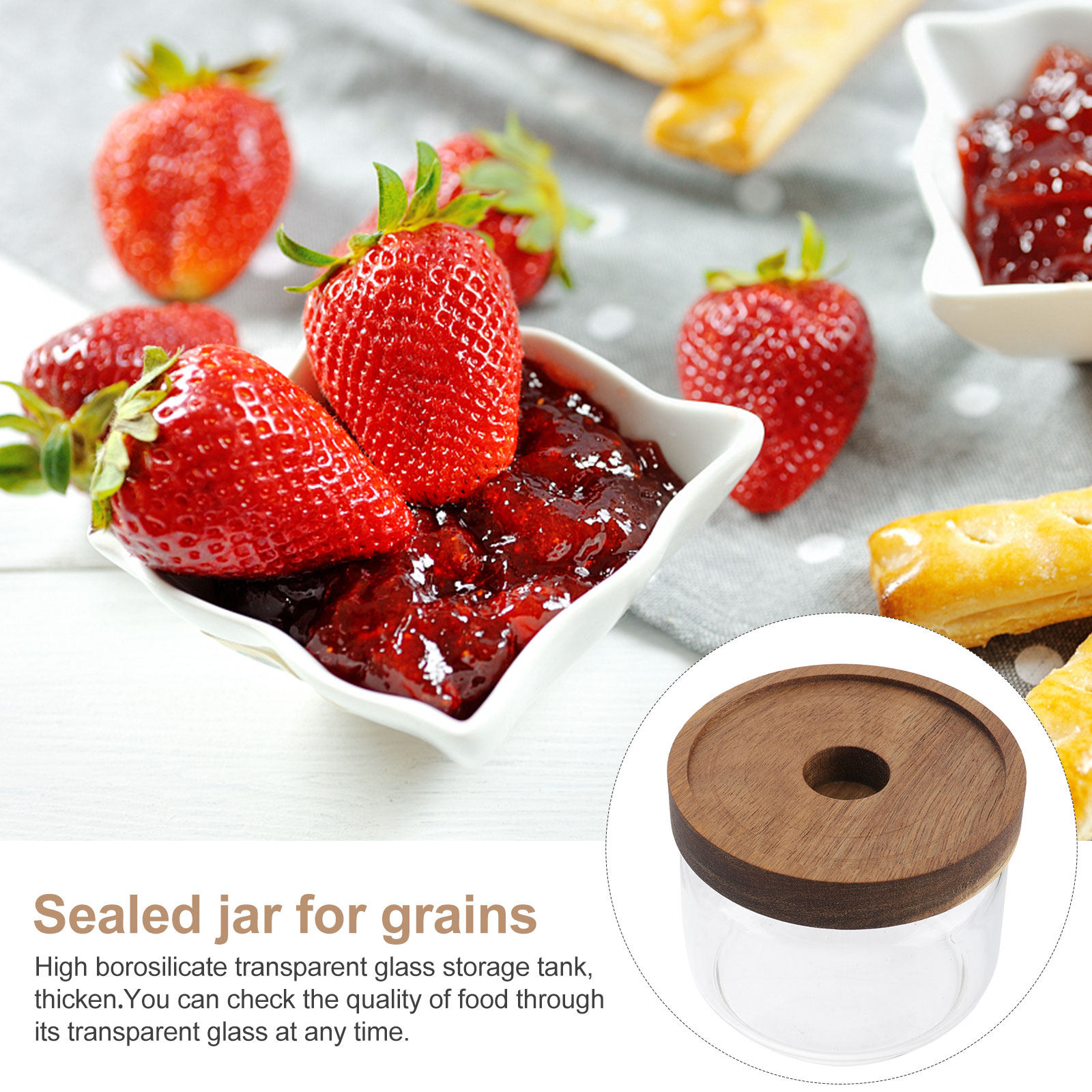 Glass Sealed Food Storage Jars - Food Storage Glass Jar recension och pris
