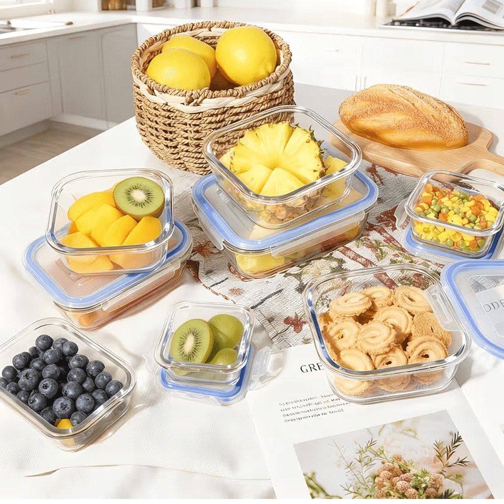 16Sealed Glass Food Storage Co - Food Storage Glass Box recension och pris