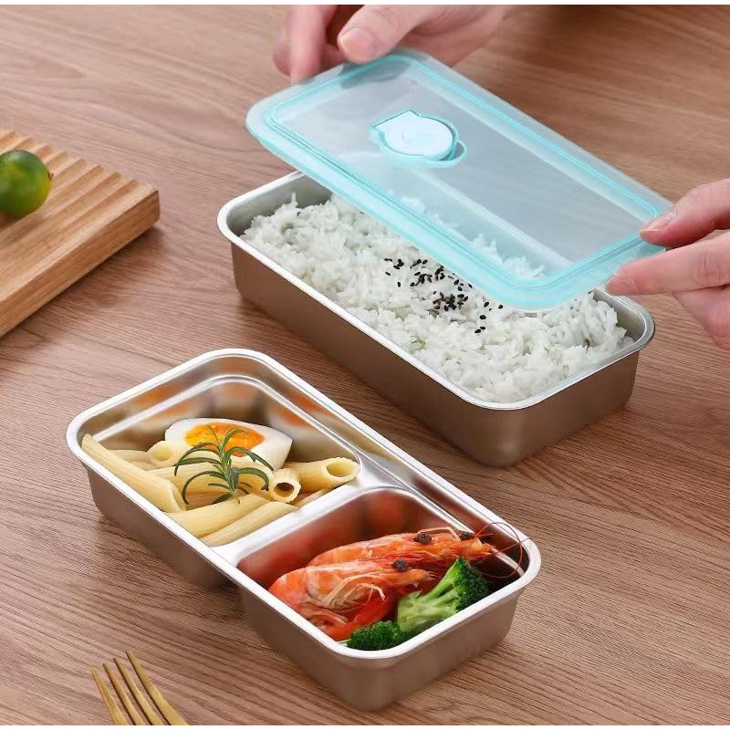 Portable Stainless Steel Fresh - Food Storage Box Stainless Steel recension och pris