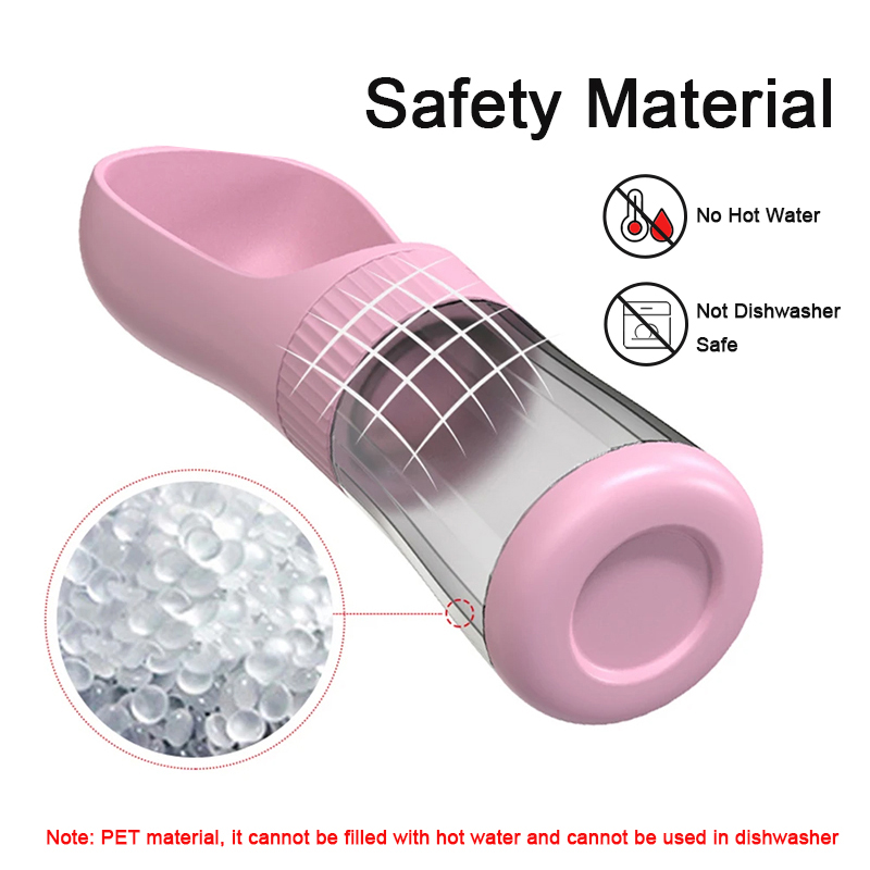 Portable Dog Water Bottle With - Food Storage Glass Box recension och pris