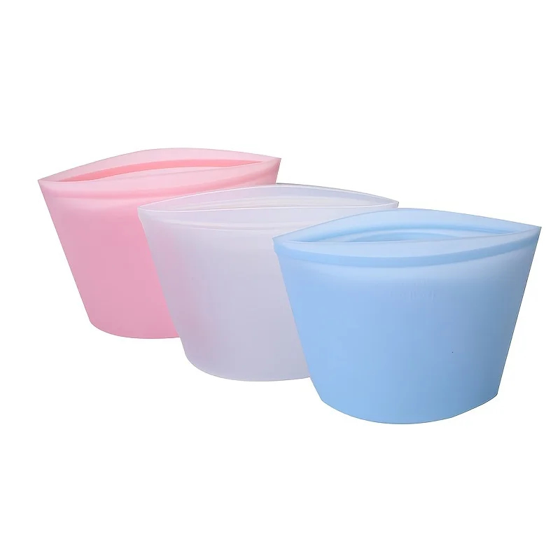 Reusable Silicone Storage Bags - Food Storage Silicone Bags recension och pris