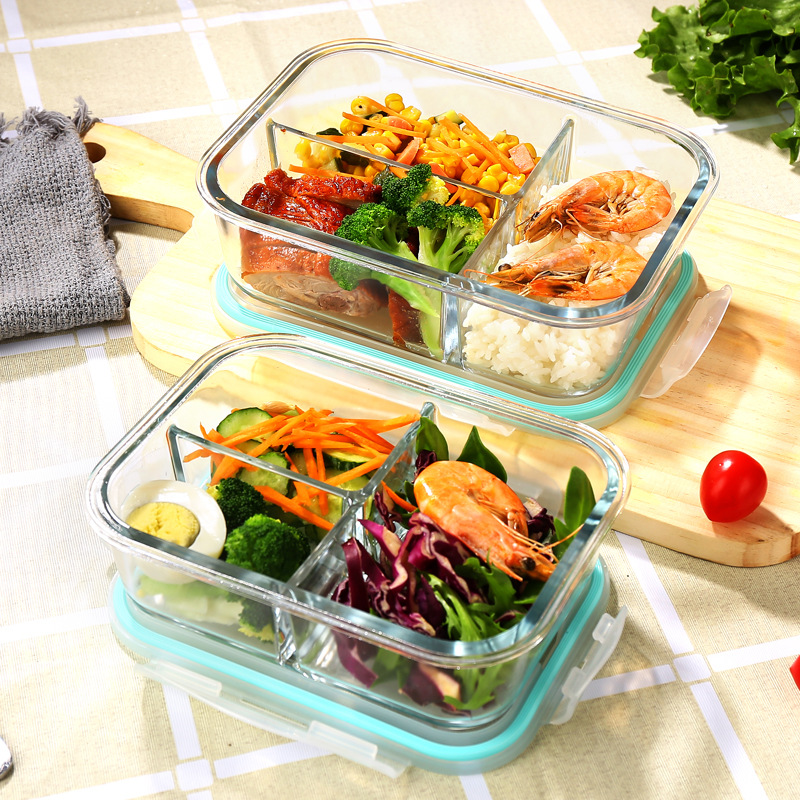 Glass Fresh-Keeping Box high B - Food Storage Glass Box recension och pris