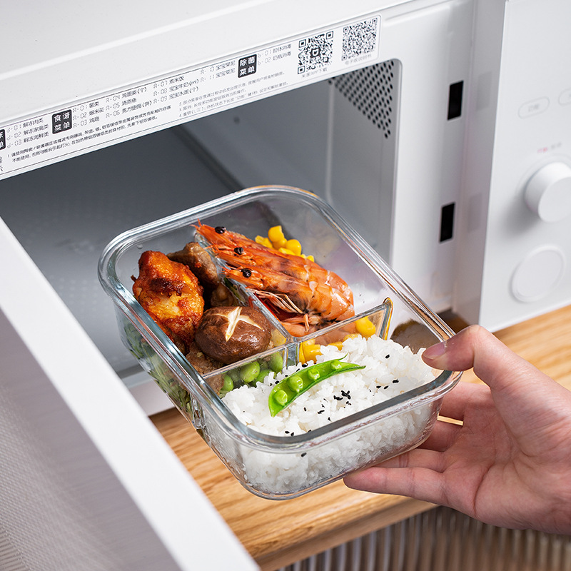 Glass Fresh-Keeping Box high B - Food Storage Glass Box recension och pris