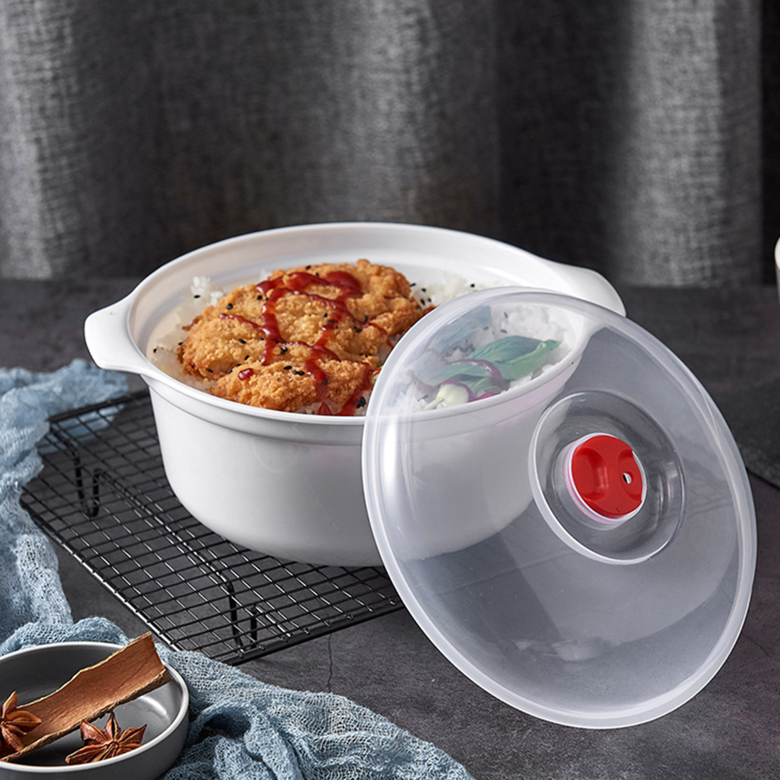 Professional Lunch Box Round F - Food Storage Plastic Container recension och pris
