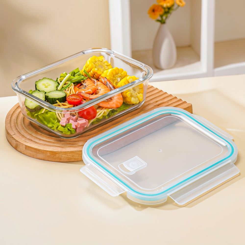 Microwave Safe Glass Bento Lun - Food Storage Glass Box recension och pris