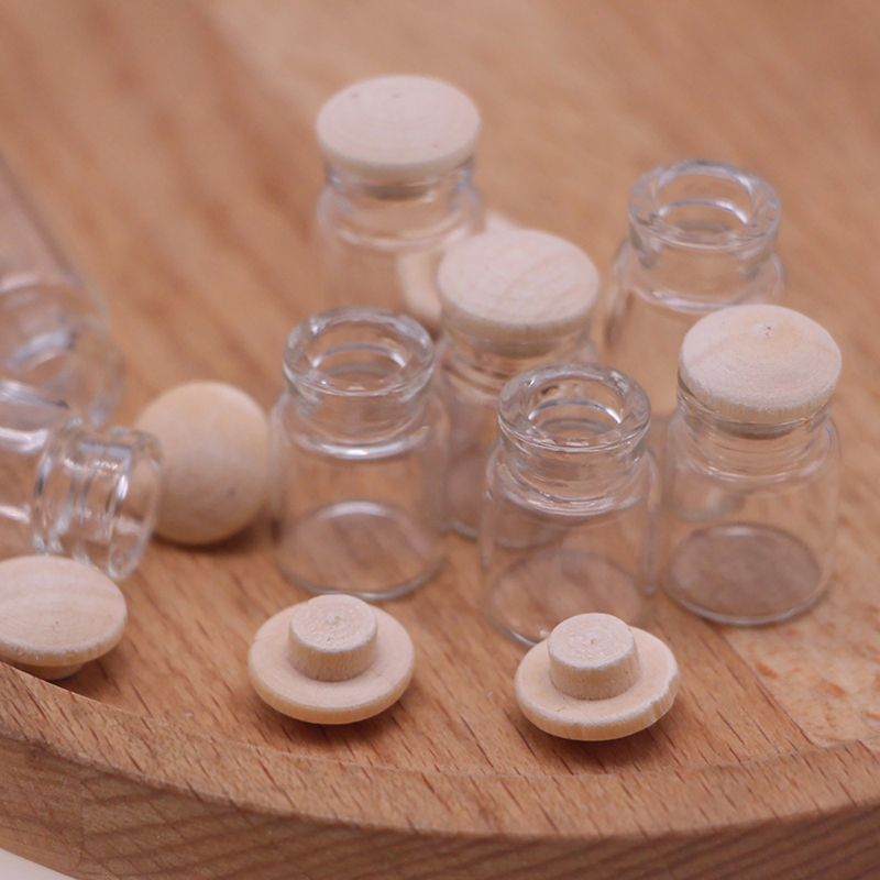 4Pcs 1:12 Dollhouse Miniature  - Food Storage Glass Jar recension och pris