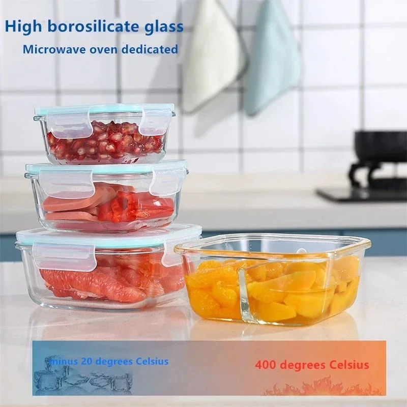 Glass Fresh-Keeping Box High B - Food Storage Glass Box recension och pris