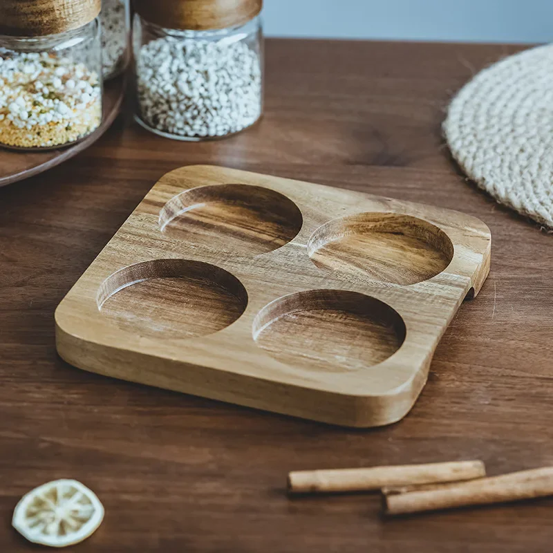 Wood Lid Orgnizer Glass Airtig - Food Storage Glass Jar recension och pris