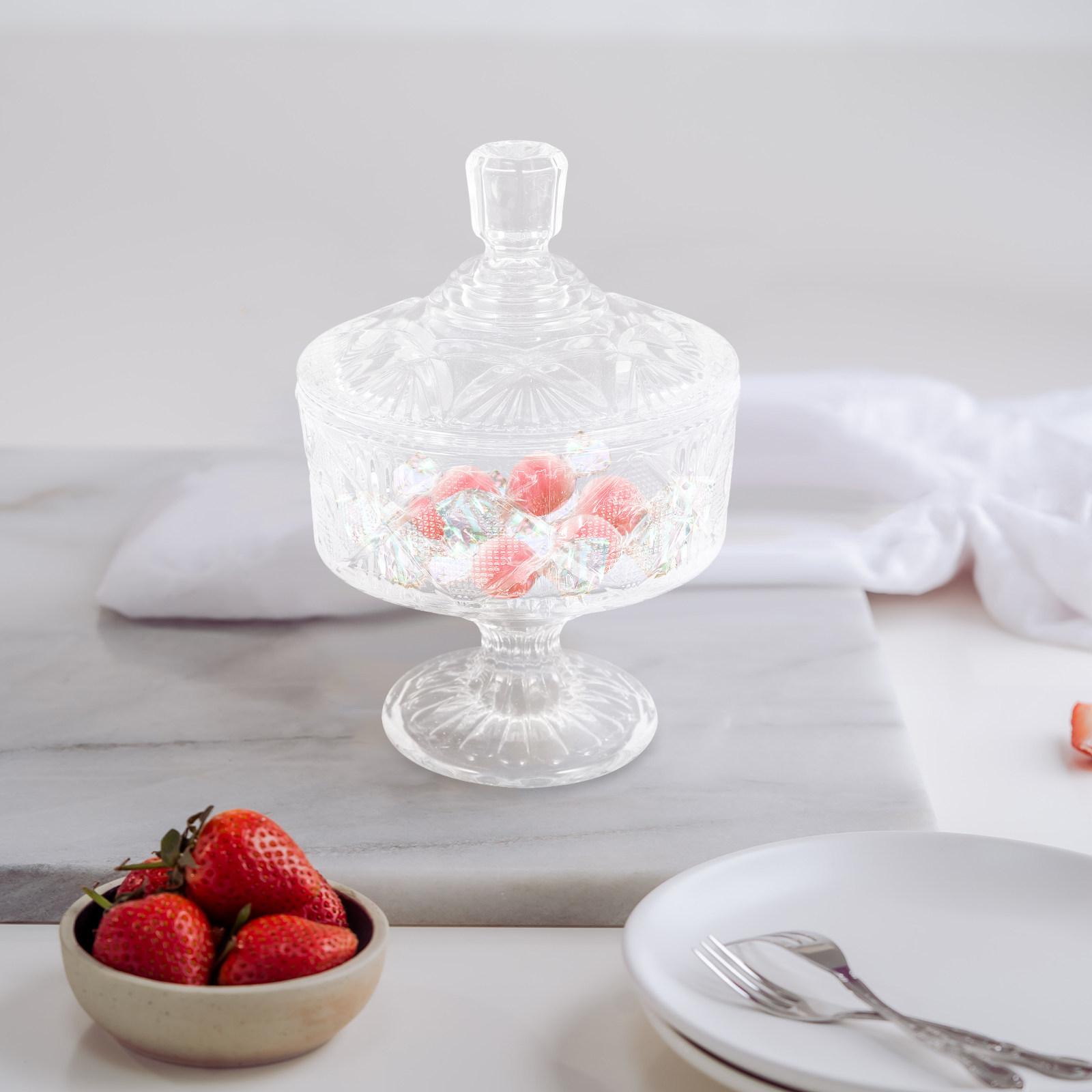 1Pcs High-Quality Moisture-Pro - Food Storage Glass Box recension och pris