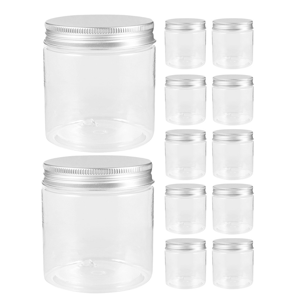 20Pcs Transparent Pet Jars wit - Food Storage Plastic Container recension och pris