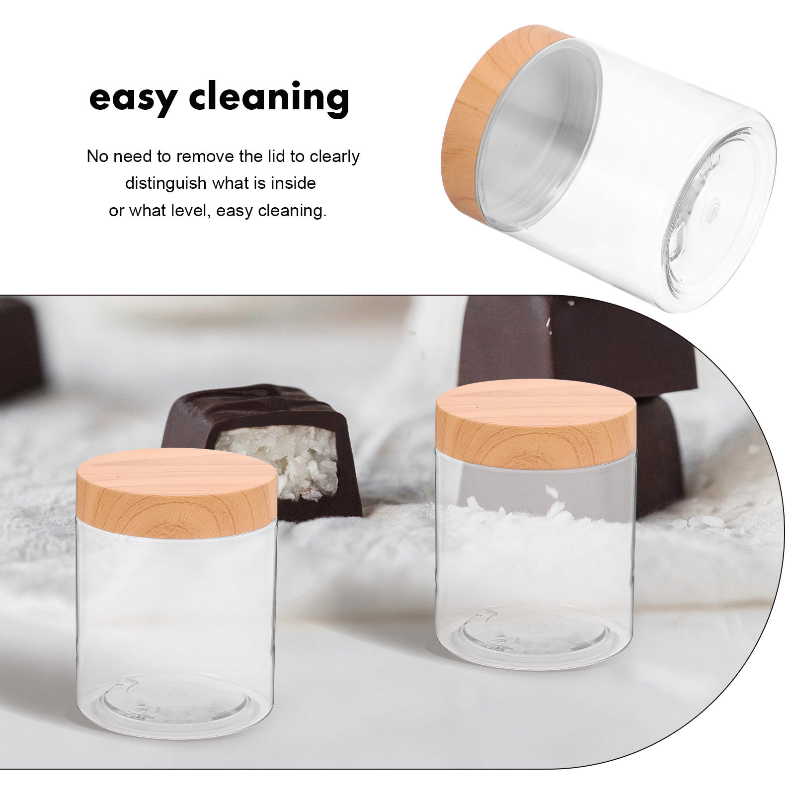 6Pcs Kitchen Storage Container - Food Storage Plastic Container recension och pris