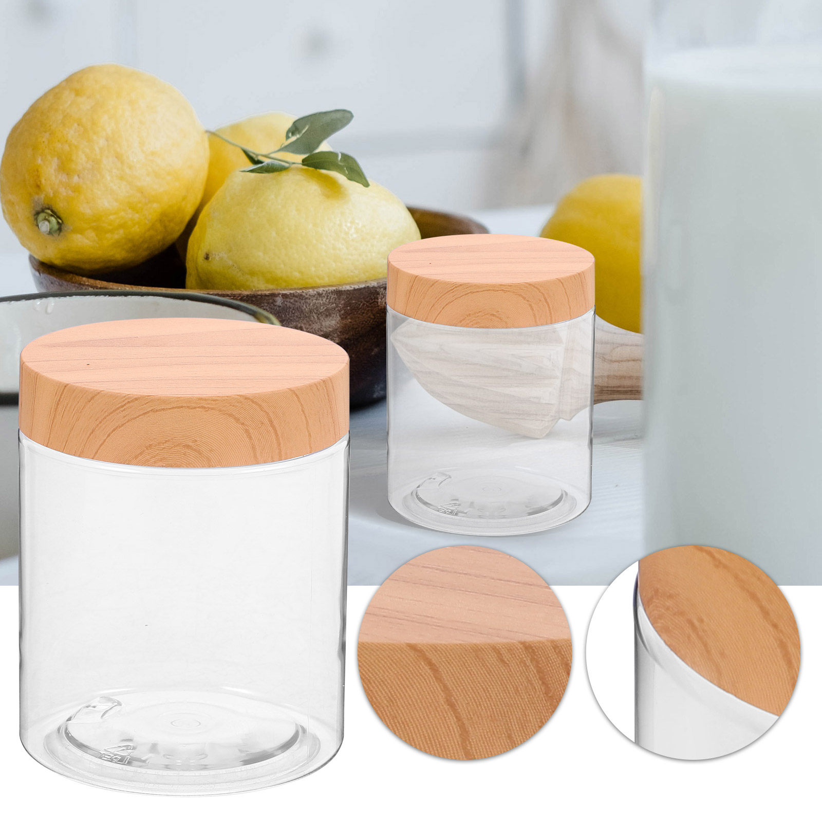 6Pcs Kitchen Storage Container - Food Storage Plastic Container recension och pris