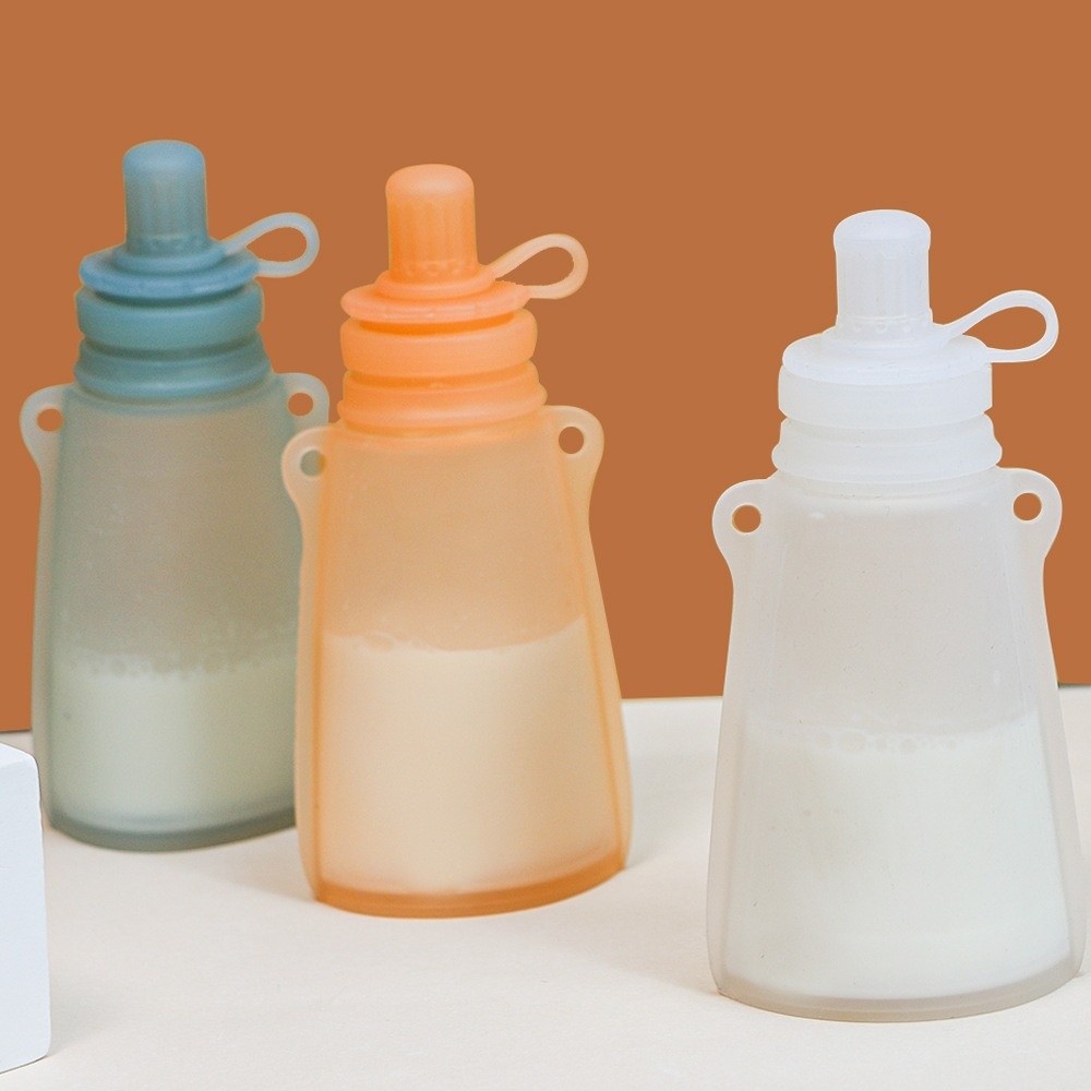 BPA Free Food Pouch Refillable - Food Storage Silicone Bags recension och pris