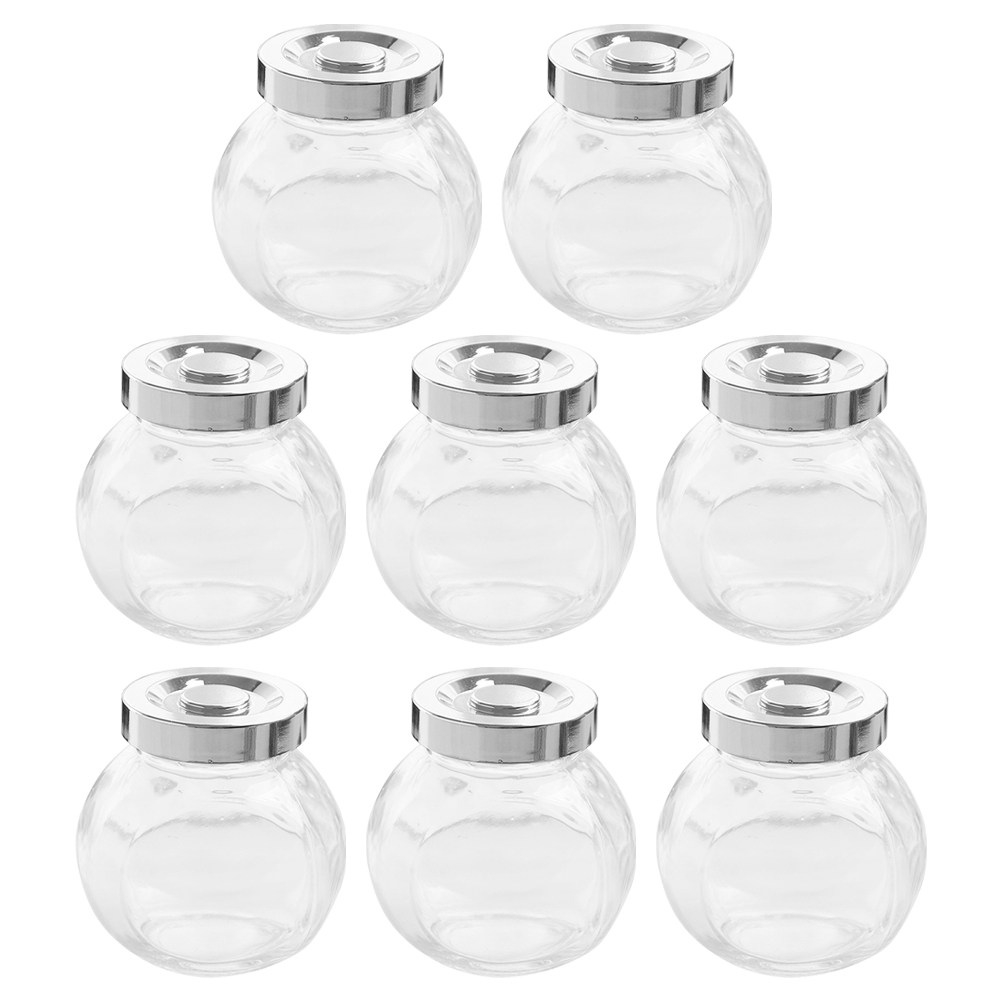 8Pcs Glass Sealed Storage Jars - Food Storage Glass Jar recension och pris
