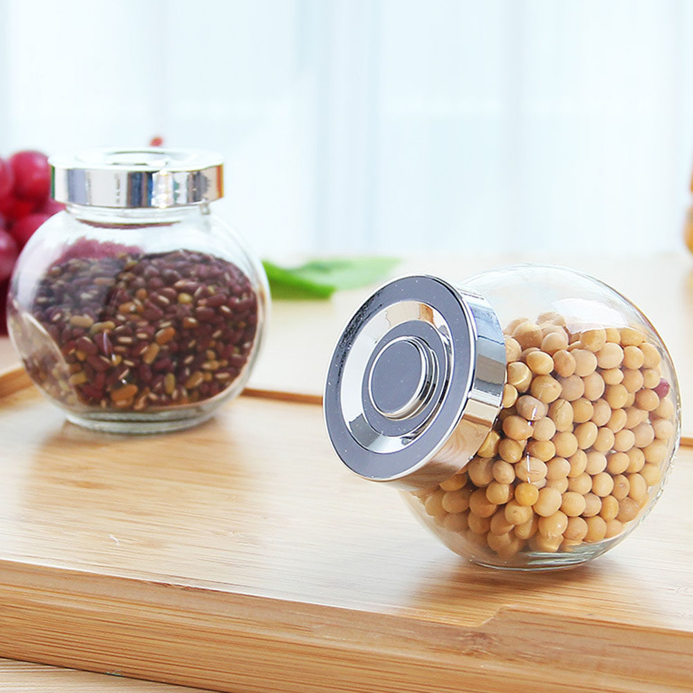 8Pcs Glass Sealed Storage Jars - Food Storage Glass Jar recension och pris