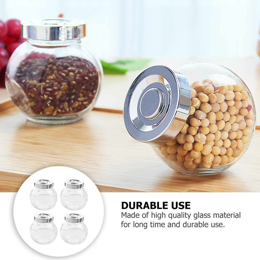 8Pcs Glass Sealed Storage Jars - Food Storage Glass Jar recension och pris
