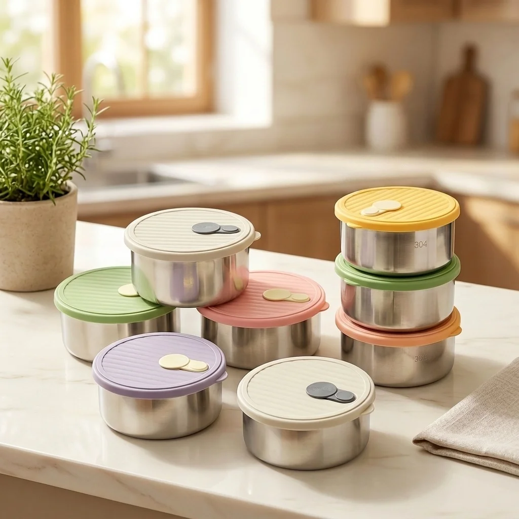 Food Storage Container 304 Sta - Food Storage Box Stainless Steel recension och pris